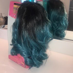 100% Natural Brazilian Human Hair lace front wig